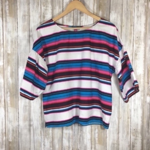 Vince Camuto Striped Blouse - Picture 1 of 4